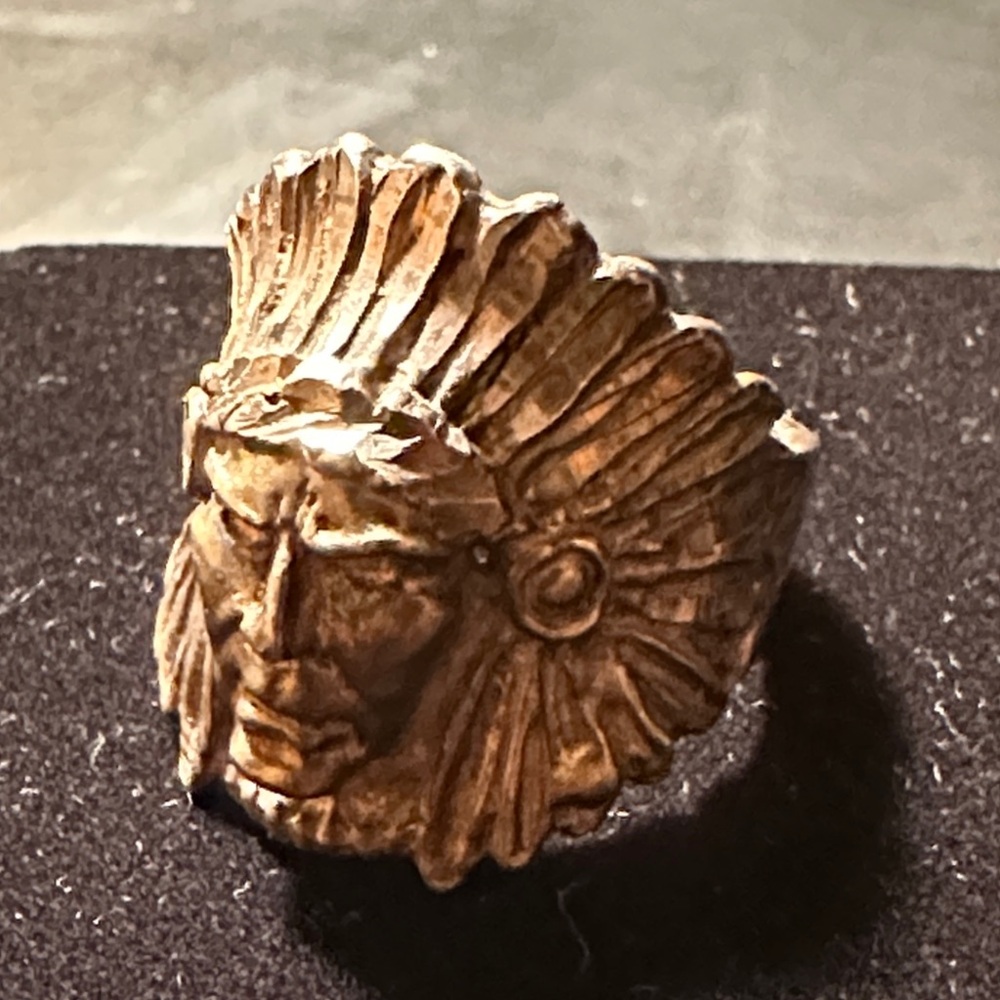 BLACK FRIDAY SALE! SILVER VINTAGE Men's Tribal Chief Tribal